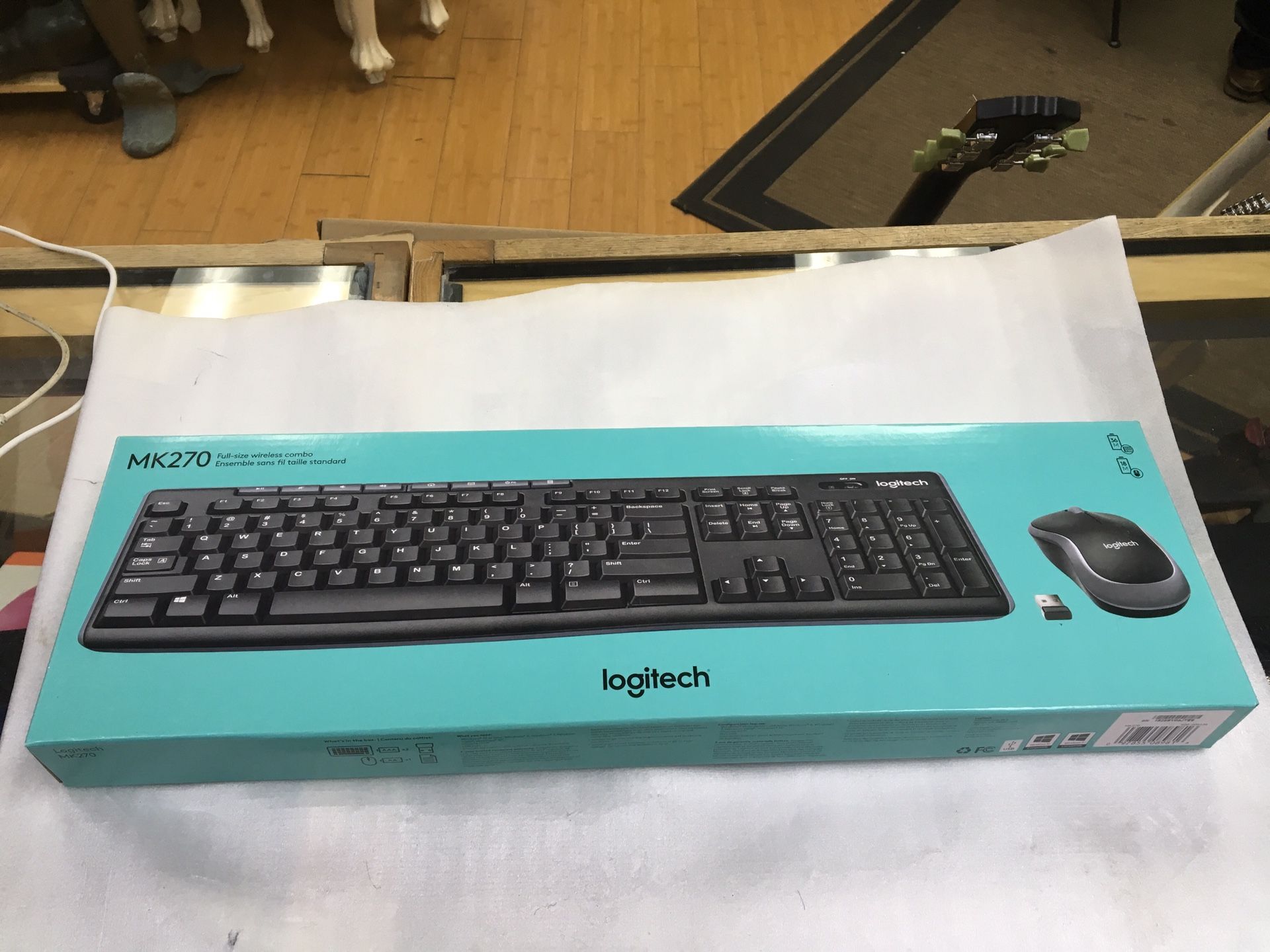 Logitech Full Size Wireless Combo Keyboard and Mouse - New in Box
