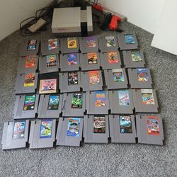 Original Nintendo NES with 30 Games 
