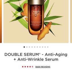 CLARINS-DOUBLE SERUM® - Anti-Aging + Anti-Wrinkle 