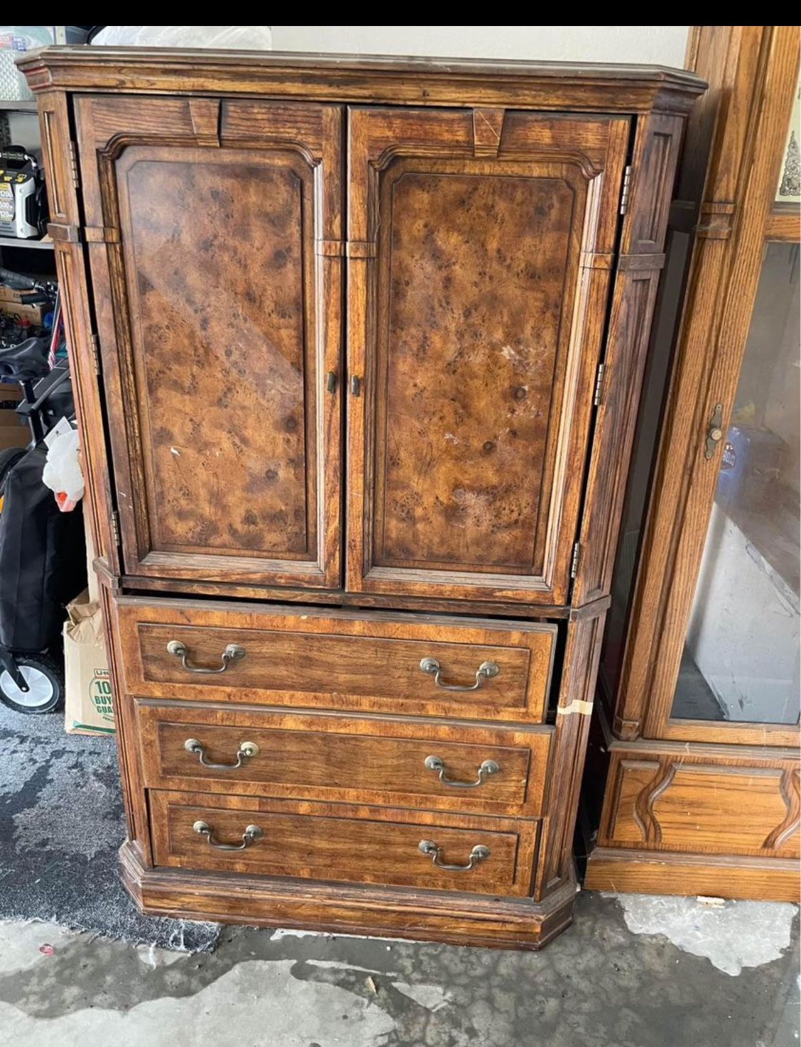 Antique Armoire Dresser