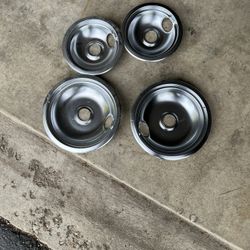 Chrome Drip Bowls 4 Pieces