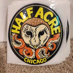 15pk Of HALF ACRE "CHICAGO" STICKERS 