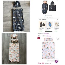 Baby Girl And Boy Wrap Up Blankets $10 Each