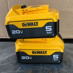 Dewalt 20v 5ah batteries