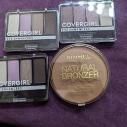 CoverGirl Eyeshadow And Rimmel Bronzer Set