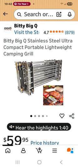 Compact bbq grill.