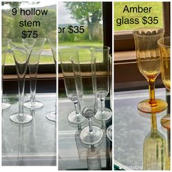 Beautiful vintage crystal glassware