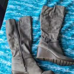 Boot Wedges Shoes (Size US 9)