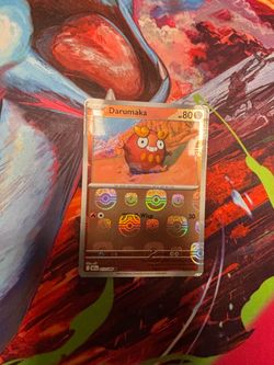 Darumaka Holo Pokémon Trading Card