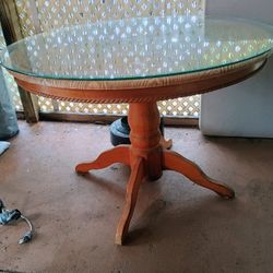 Round Table With Glass