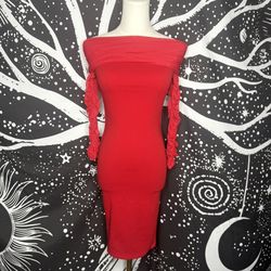 Take Me On A Dinner Date Dress - Red