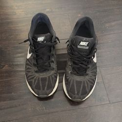 Nike LunarGlide 6 Black White Men's Running Sneakers Low Top 654433-001