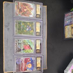 CGC 10 Pristine Japanese Pokémon Cards Lot of 4