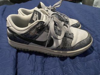 Nike Dunk Low Golden Gals Metallic Silver Womens Size 6