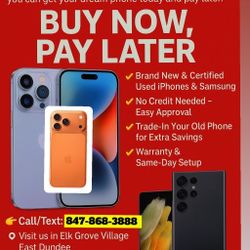 GET YOUR PHONE TODAY PAY Later .. Yes Phone With Payment  Plan . 