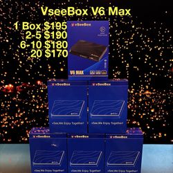 Vsee Box V6 Max Brand New Sealed With Full In-Store Warranty Support Super Box Superbox Tv Ps5 Playstation Sony Samsung Lg Tv 