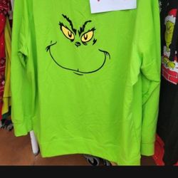 Womens XXL The Grinch Pullover Christmas Ugly Sweater