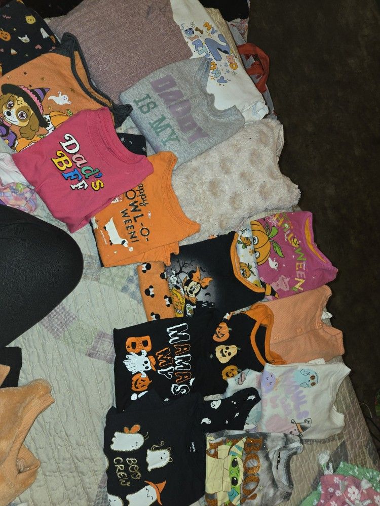 LIL GIRLS CLOTHING BUNDLE SIZE 2T SEE ALL PICS SELLING TOGETHER NO FLAWS