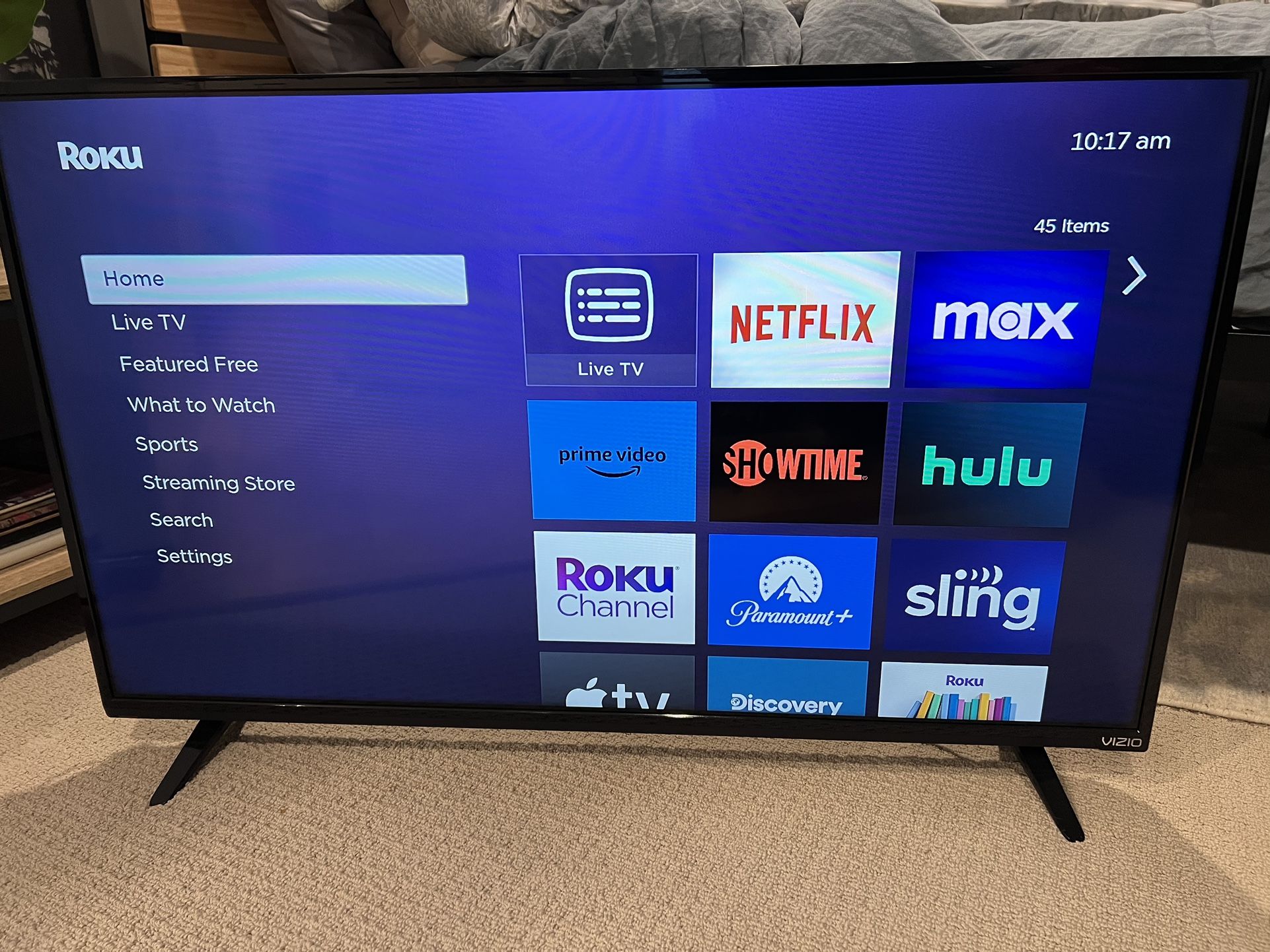 Vizio E40-C2 40” LED HD TV with Roku Streaming Stick+