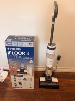 Tineco iFLOOR 3 ULTRA Cordless Vacuum & Mop (Clean & Tested w/ Box) Alternative options:  Tineco iFLOOR 3 Ultra Wet Dry Vacuum & Hard Floor Cleaner -