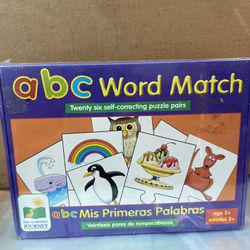 New Sealed The Learning Journey ABC Word Match ages 3+