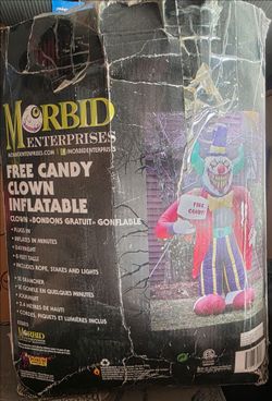 Free candy clown inflatable