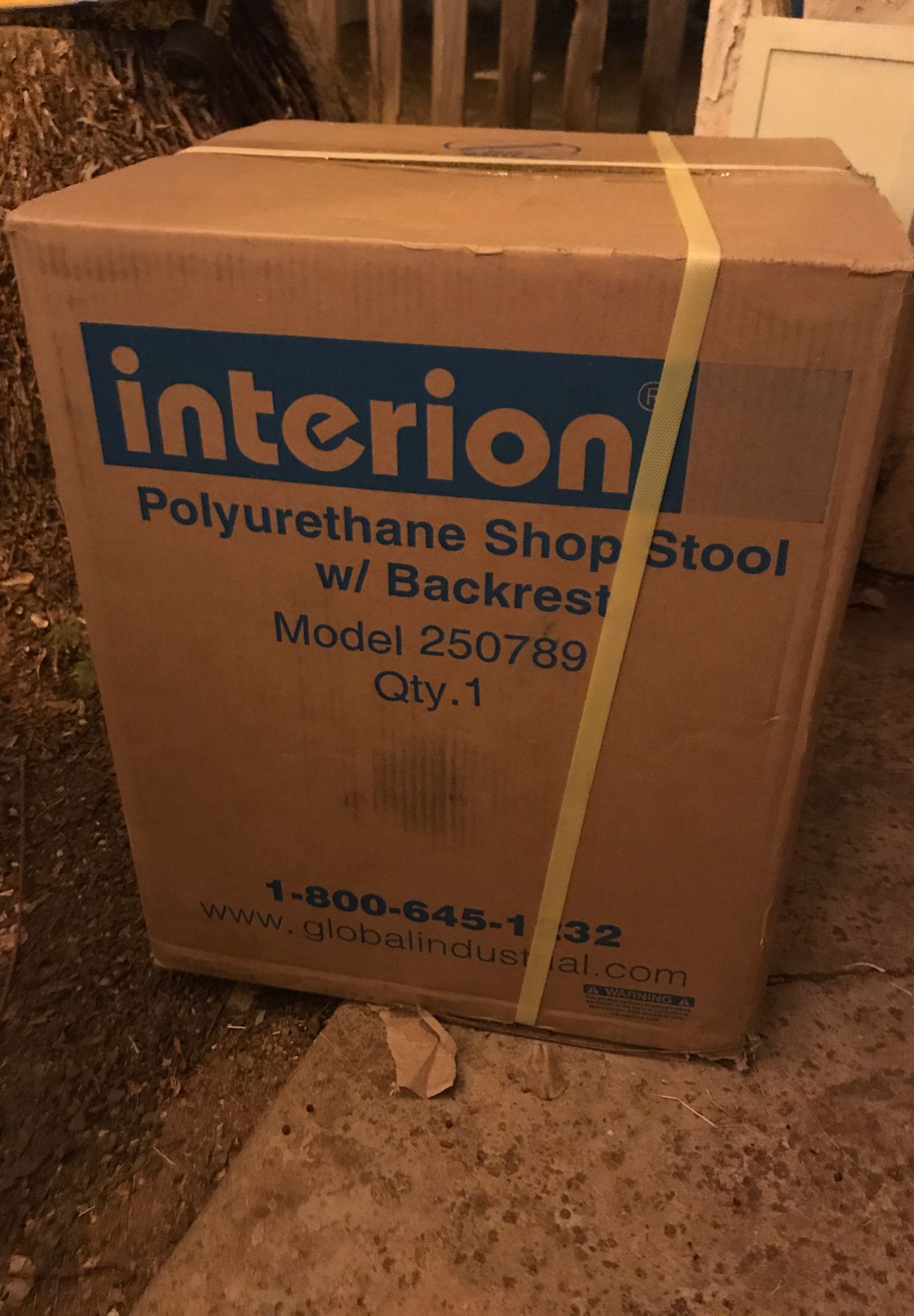 2x Shop stools with back rest BRAND NEW