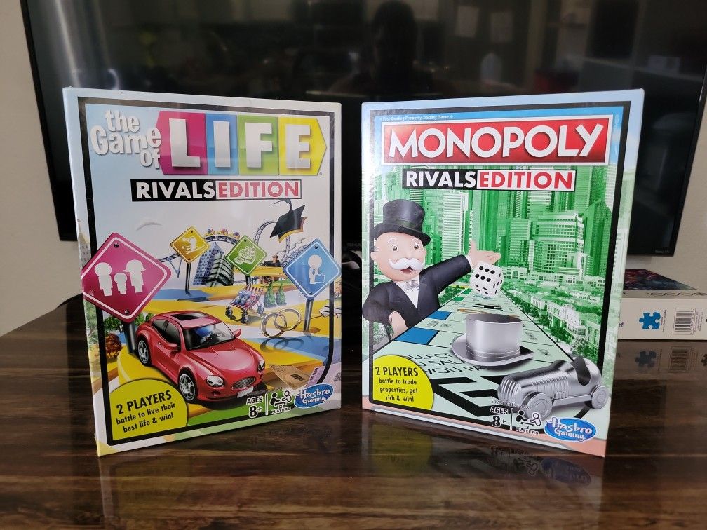 Monopoly And The Game Of Life Rivals Editions