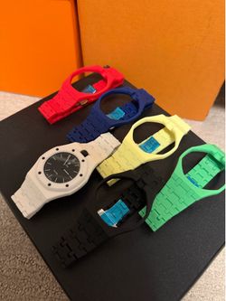 AP swatch royal pop watch band ceramic bracelets