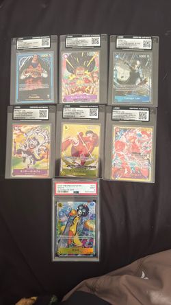 One Piece TCG Graded Card Lot CGC PSA