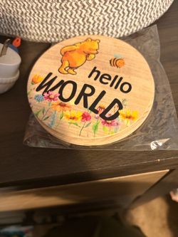 Winnie the Pooh monthly milestone wooden discs