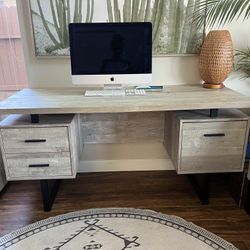 Desk And Printer Cabinet