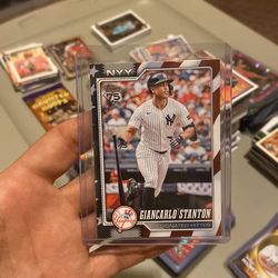 Giancarlo Stanton 2026 Topps Series 1 Red White Blue Parallel /76
