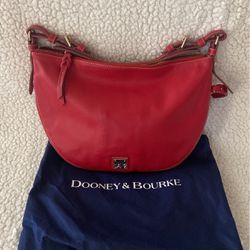 Dooney & Bourke Red Genuine Leather Purse Brand  New