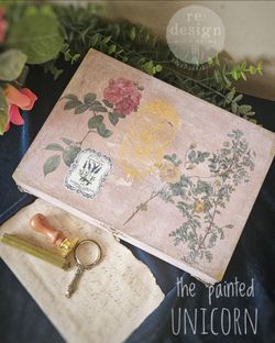 Redesign with Prima Botanical Decoupage Keepsake Box