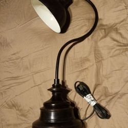 Pottery Barn original Antique Adjustable Gus Neck copper Desk lamp. Retail Price$229 My Price. $105.00 Obo. Reduced To $65.00