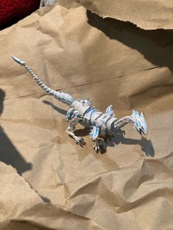 Yugioh Blue Eyes White Dragon Figure Parts Revoltech