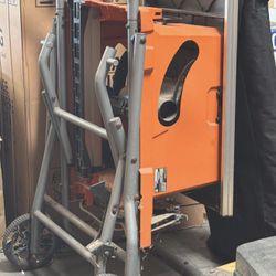 RIDGID Jobsite Table Saw + Rolling Stand