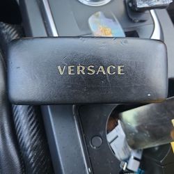 New Versace eye glasses with case, frame only