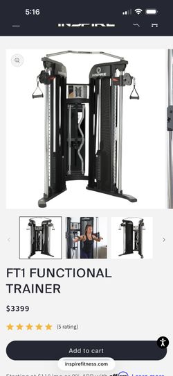 INSPIRE FT1 Functional Trainer Weight Machine