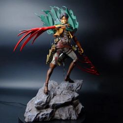 Attack On Titan Levi·Ackerman Cosplay Anime PVC 35cm Figure Model Statue Gift