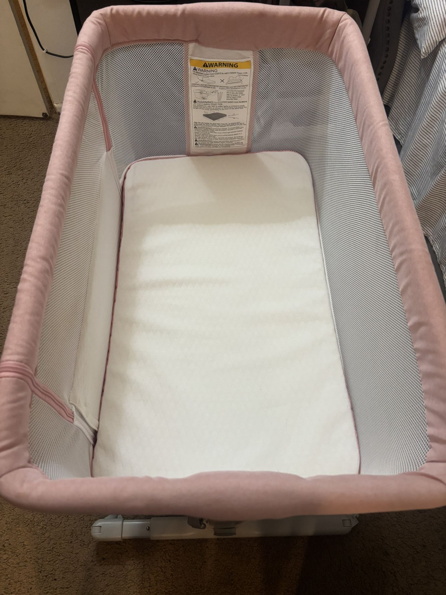 Pink Baby Crib