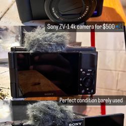 Sony ZV-1 4k Video Camera 