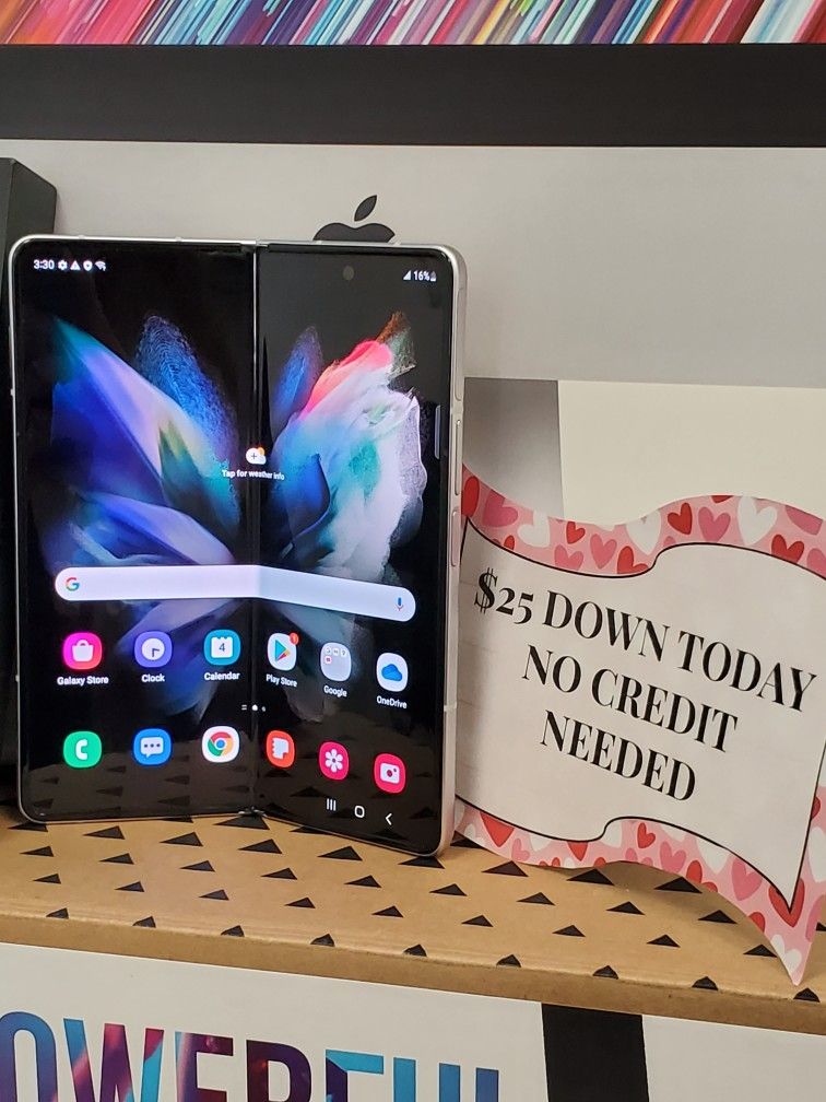 Samsung Galaxy Z Fold 3 T-mobile / Metro Pcs - Payment Plan Available For As Low As $25