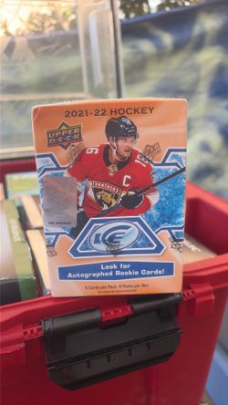 2021-22 upper deck ice blaster hockey box