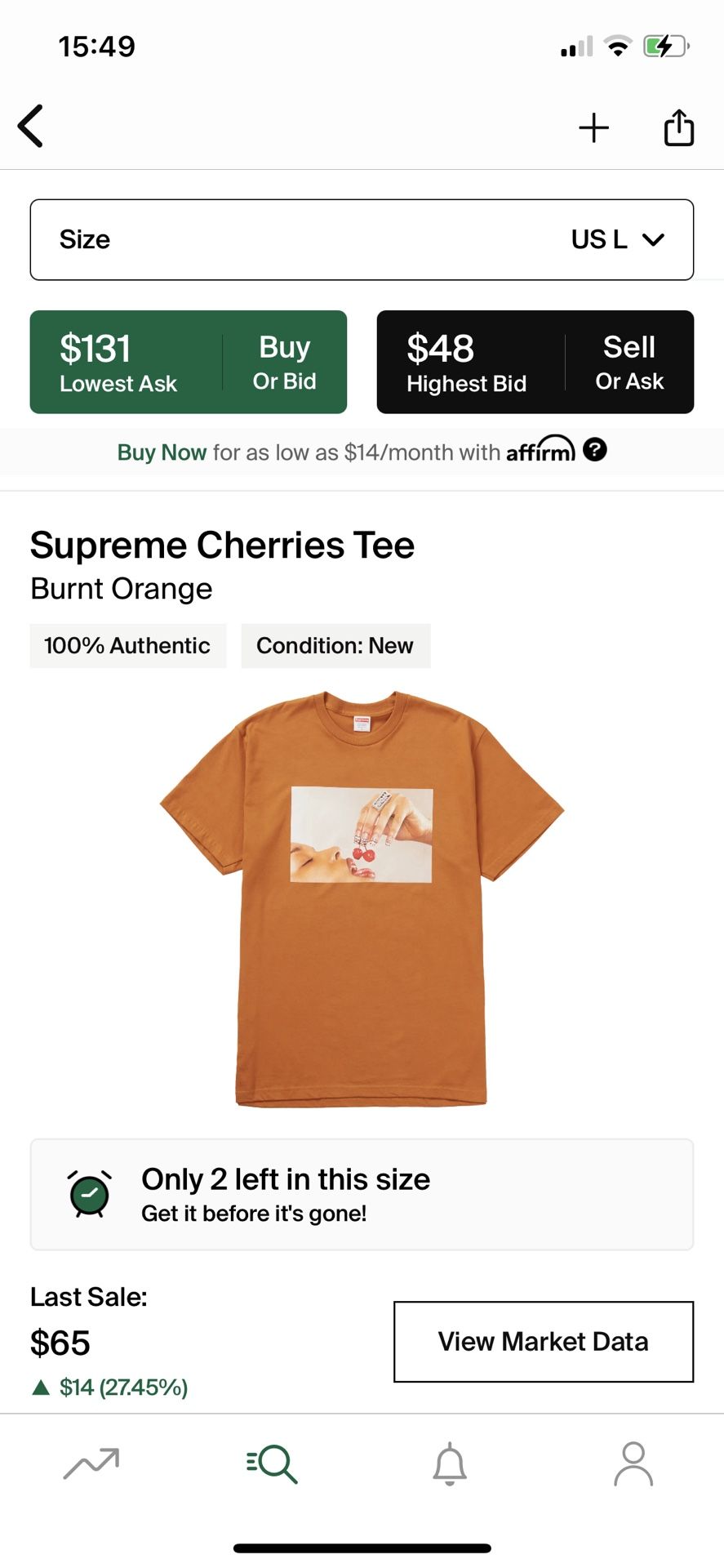 Supreme Cherries Tee