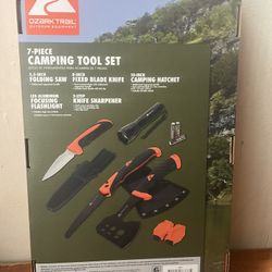 7 PIECE CAMPING TOOL SET