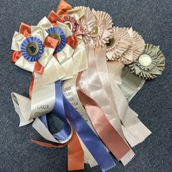 8pc 1970s  Heard Winning Ribbons 