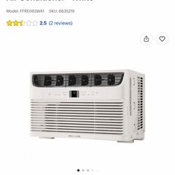 Frigidaire - 250 Sq. Ft. 6,000 BTU Window Air Conditioner - White
