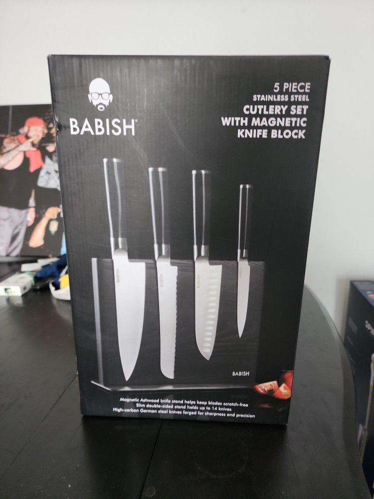 Babish High Carbon 5 Piece Chef Knive Set